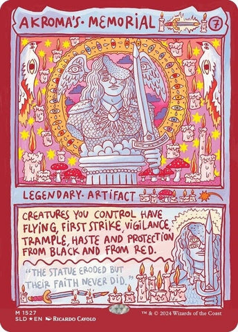 Image for Akroma's Memorial (Rainbow Foil) (1527) [Secret Lair Drop Series]