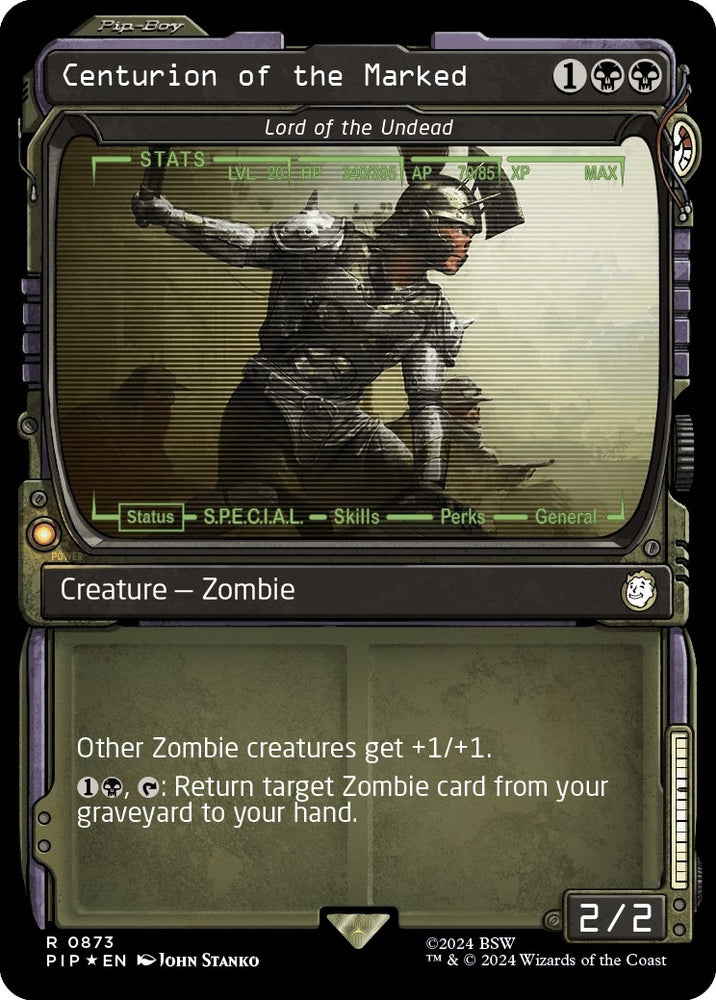 Image for Centurion of the Marked - Lord of the Undead (Showcase) (Surge Foil) (873) [Universes Beyond: Fallout]