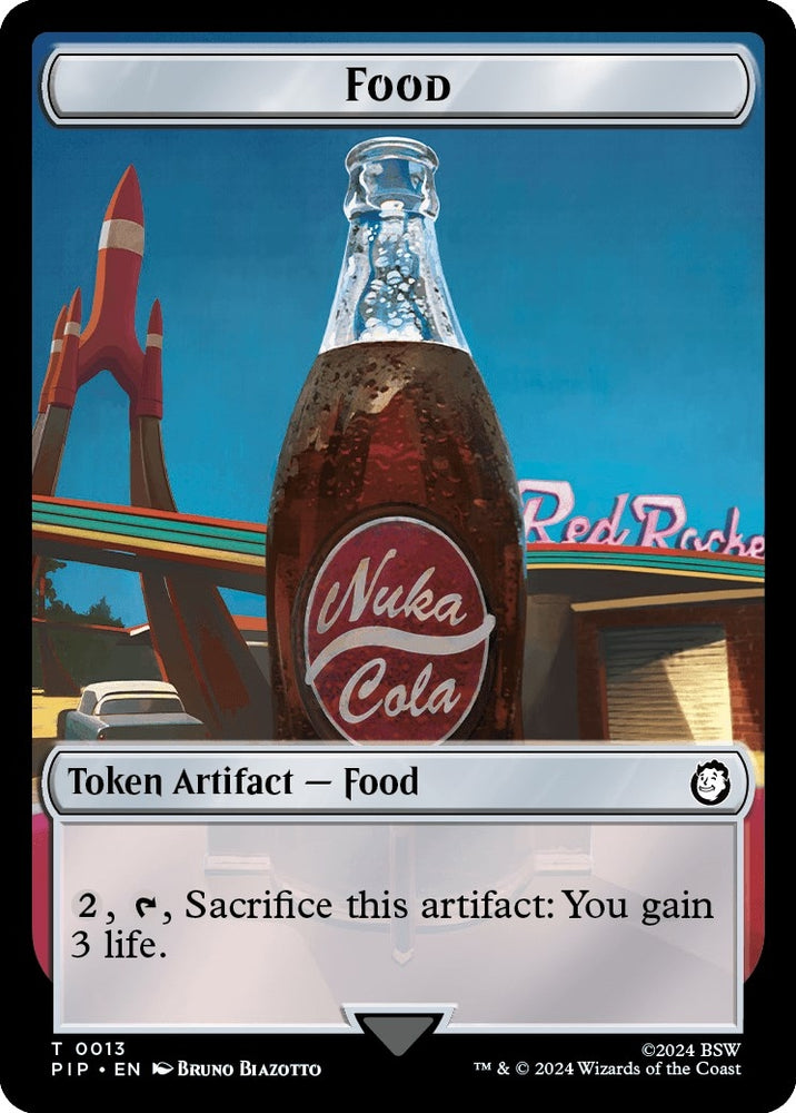 Image for Food (0013) // Squirrel Double-Sided Token (13 // 9) [Universes Beyond: Fallout]