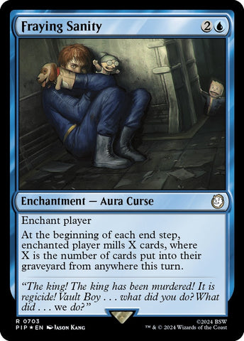 Image for Fraying Sanity (Surge Foil) (703) [Universes Beyond: Fallout]