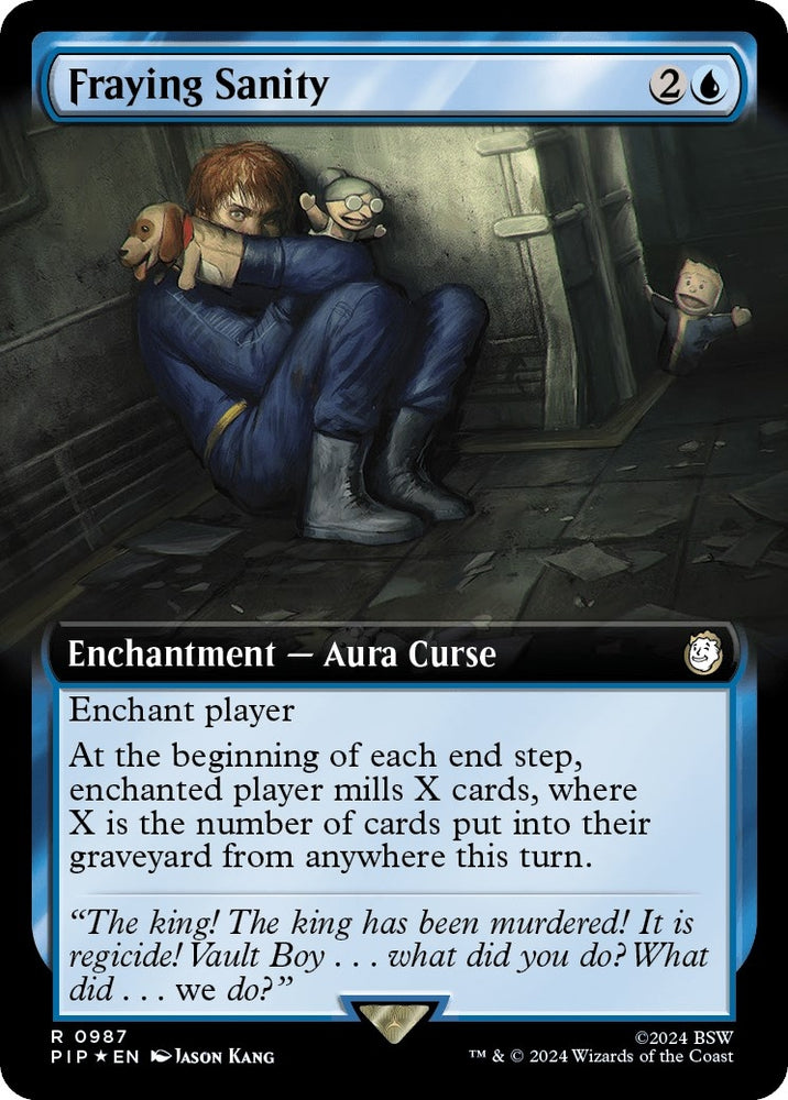 Image for Fraying Sanity (Extended Art) (Surge Foil) (987) [Universes Beyond: Fallout]
