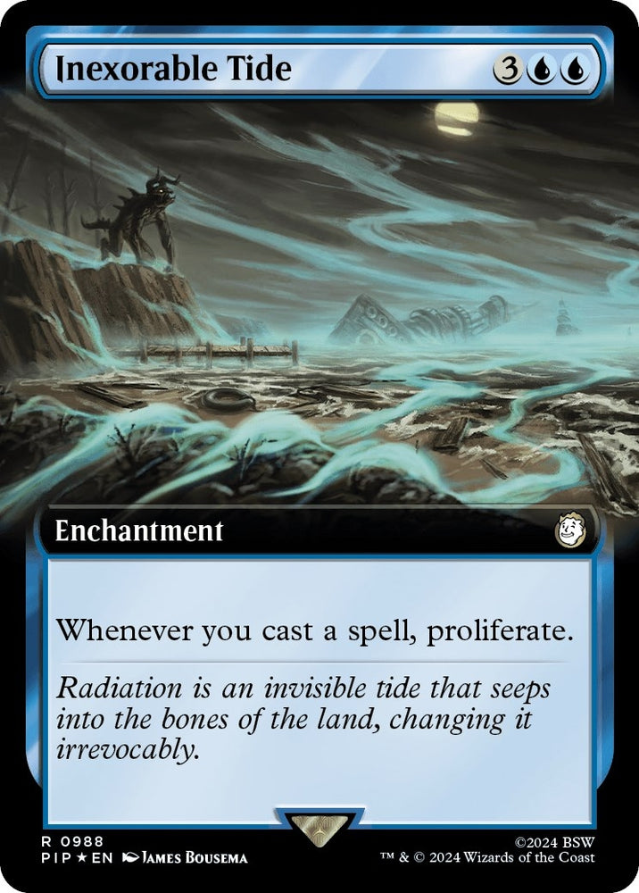 Image for Inexorable Tide (Extended Art) (Surge Foil) (988) [Universes Beyond: Fallout]
