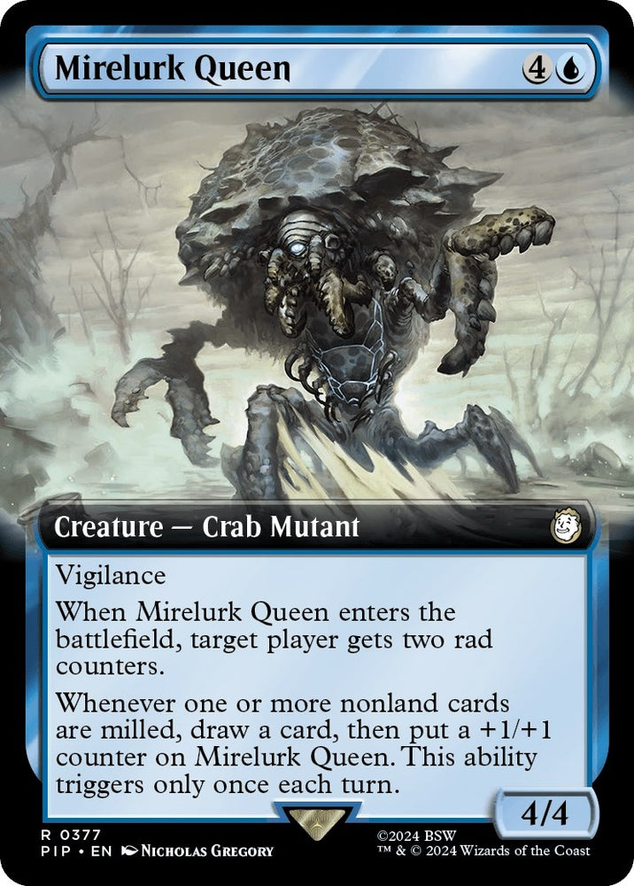 Image for Mirelurk Queen (Extended Art) (377) [Universes Beyond: Fallout]