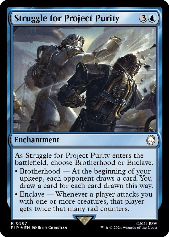 Image for Struggle for Project Purity (Surge Foil) (567) [Universes Beyond: Fallout]