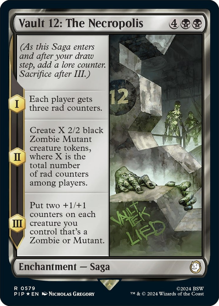 Image for Vault 12: The Necropolis (Surge Foil) (579) [Universes Beyond: Fallout]