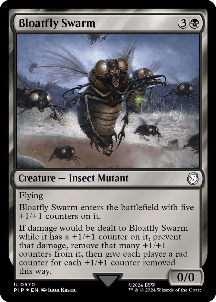 Image for Bloatfly Swarm (Surge Foil) (570) [Universes Beyond: Fallout]