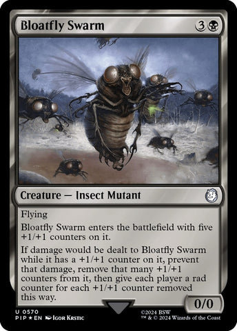 Image for Bloatfly Swarm (Surge Foil) (570) [Universes Beyond: Fallout]