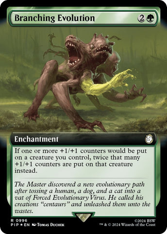 Image for Branching Evolution (Extended Art) (Surge Foil) (996) [Universes Beyond: Fallout]