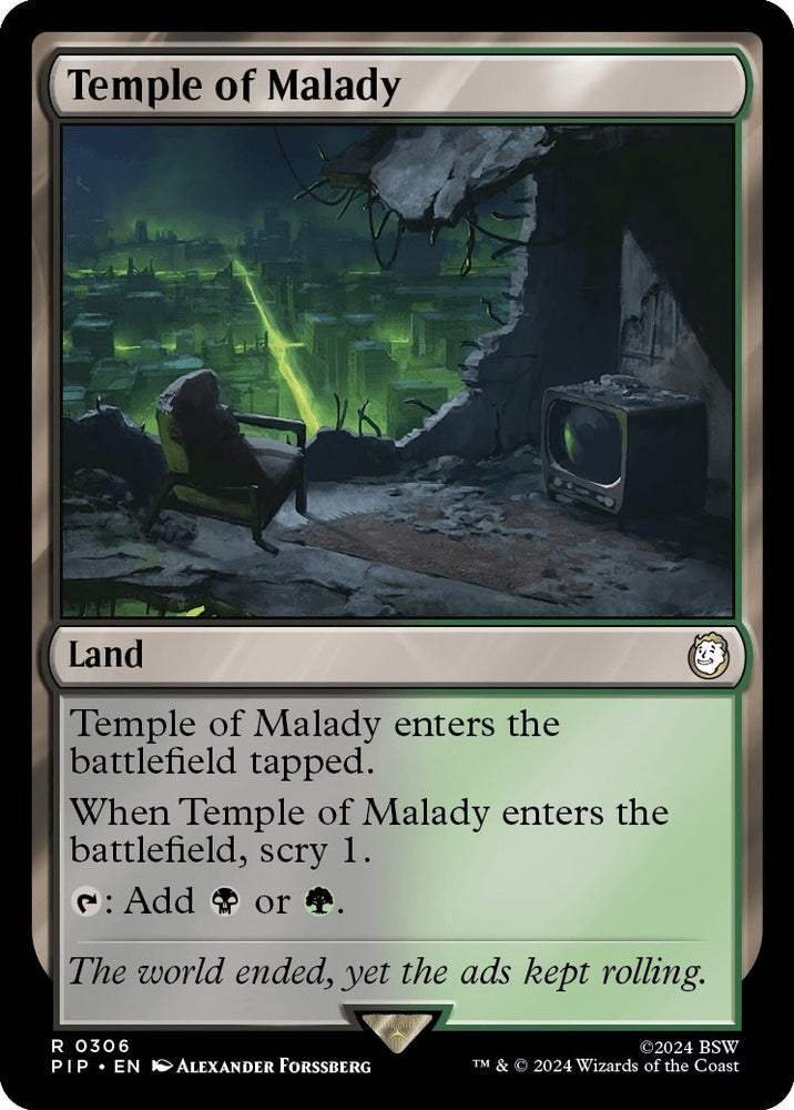 Image for Temple of Malady (306) [Universes Beyond: Fallout]