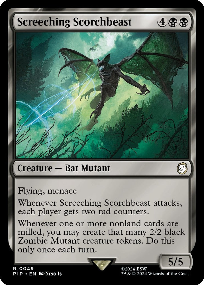 Image for Screeching Scorchbeast (49) [Universes Beyond: Fallout]