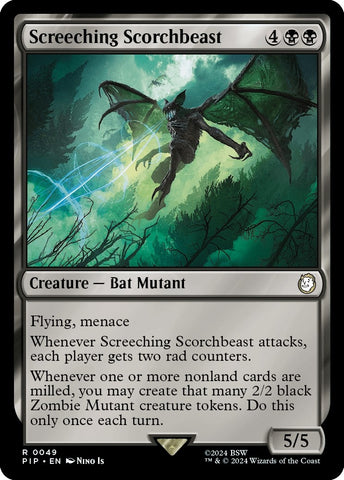 Image for Screeching Scorchbeast (49) [Universes Beyond: Fallout]