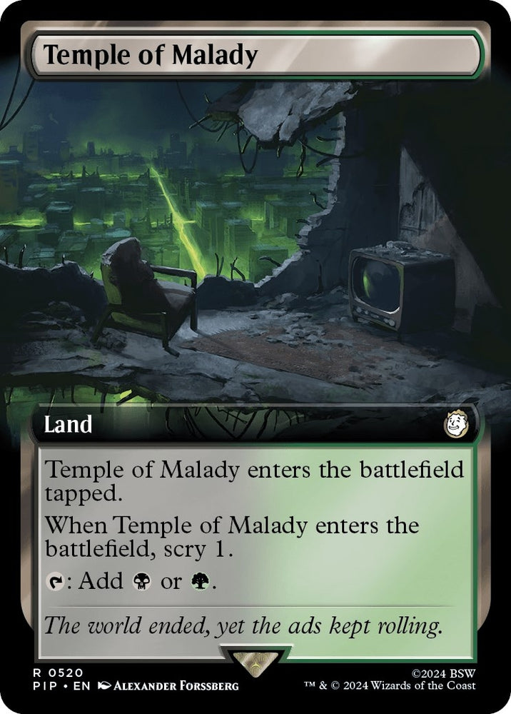 Image for Temple of Malady (Extended Art) (520) [Universes Beyond: Fallout]