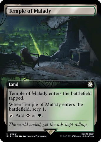 Image for Temple of Malady (Extended Art) (520) [Universes Beyond: Fallout]