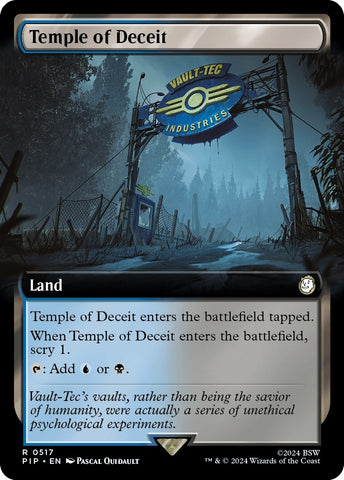 Image for Temple of Deceit (Extended Art) (517) [Universes Beyond: Fallout]