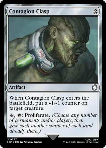 Image for Contagion Clasp (Surge Foil) (757) [Universes Beyond: Fallout]