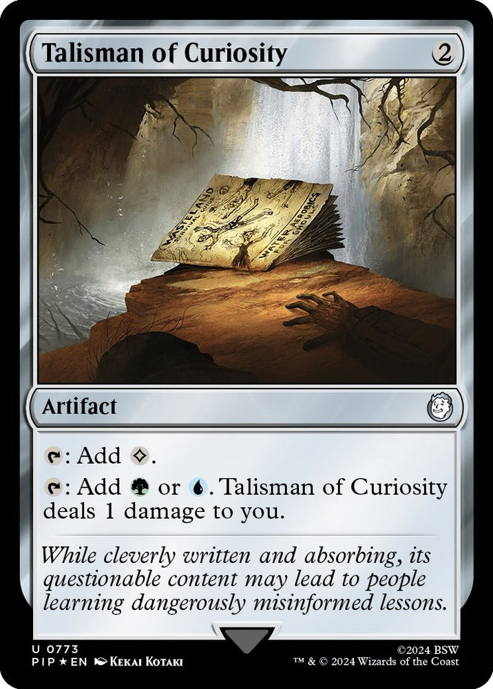 Image for Talisman of Curiosity (Surge Foil) (773) [Universes Beyond: Fallout]