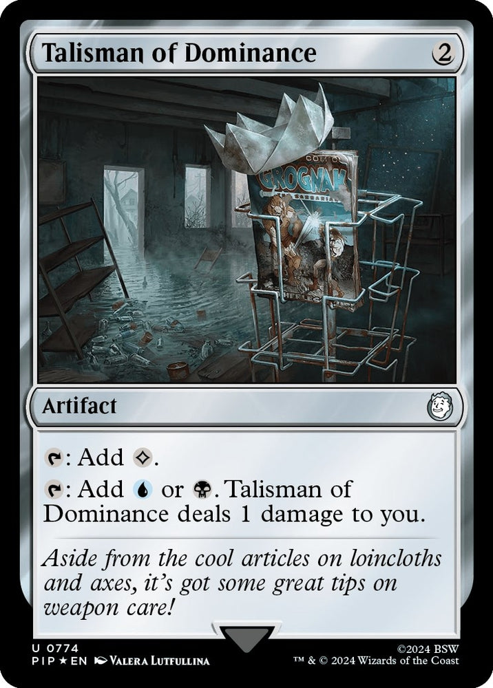 Image for Talisman of Dominance (Surge Foil) (774) [Universes Beyond: Fallout]