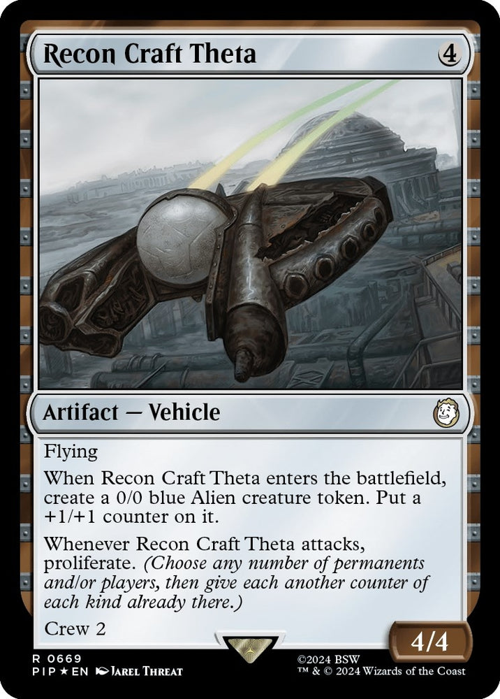 Image for Recon Craft Theta (Surge Foil) (669) [Universes Beyond: Fallout]
