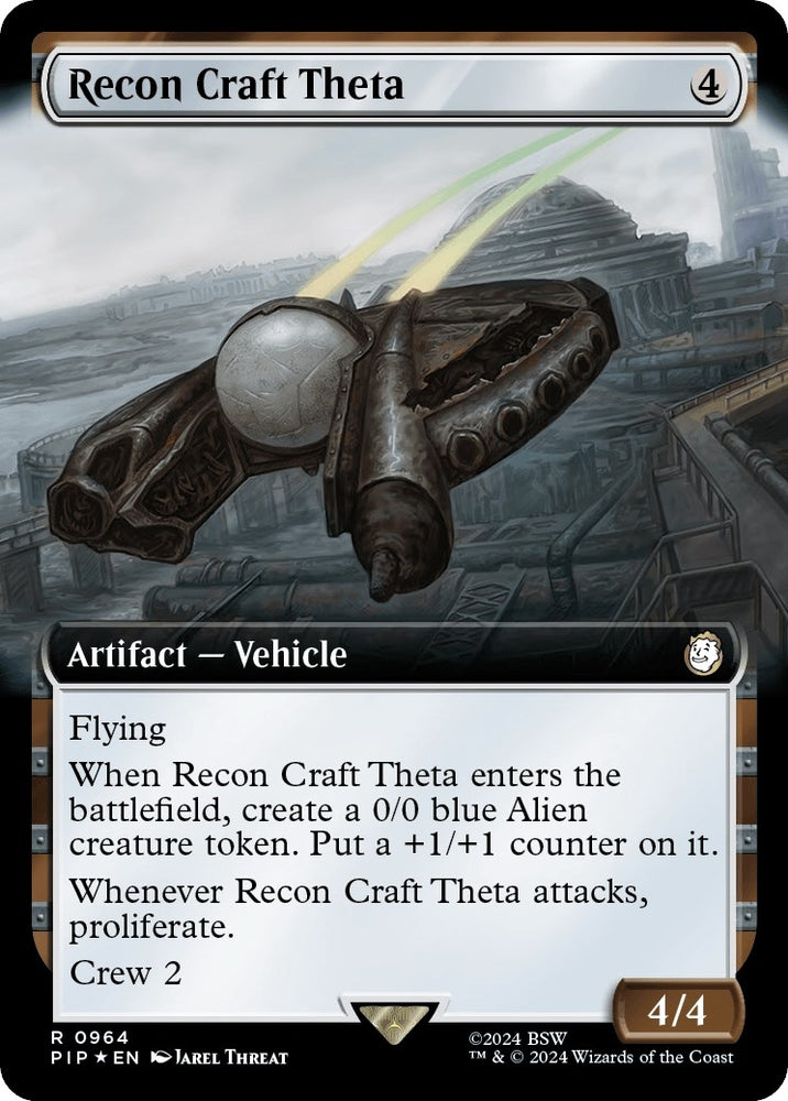 Image for Recon Craft Theta (Extended Art) (Surge Foil) (964) [Universes Beyond: Fallout]