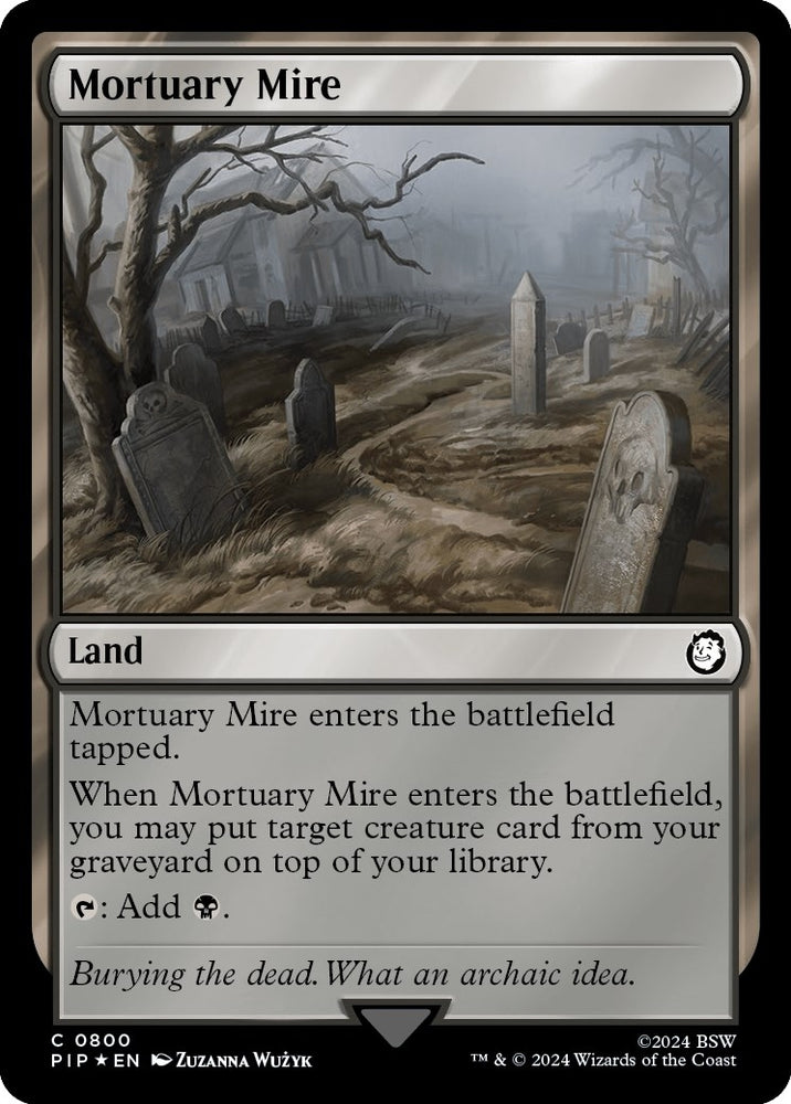 Image for Mortuary Mire (Surge Foil) (800) [Universes Beyond: Fallout]