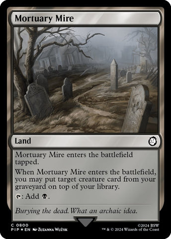 Image for Mortuary Mire (Surge Foil) (800) [Universes Beyond: Fallout]