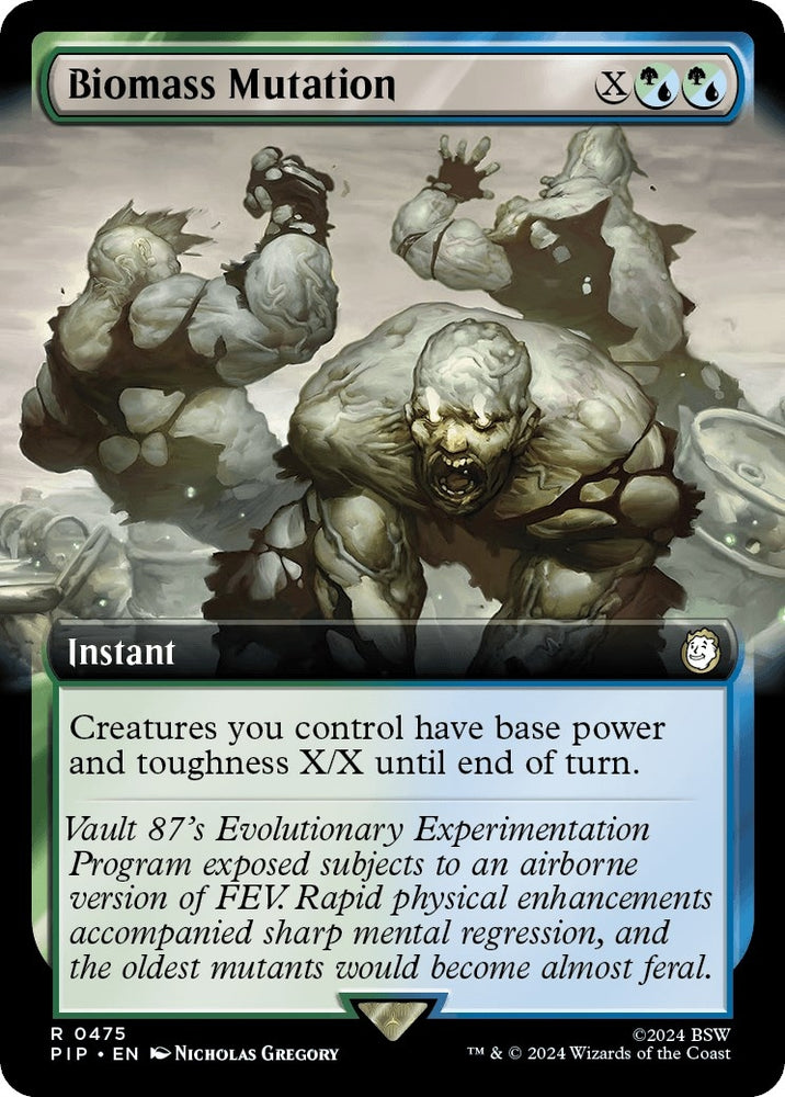 Image for Biomass Mutation (Extended Art) (475) [Universes Beyond: Fallout]