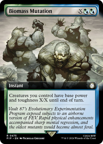 Image for Biomass Mutation (Extended Art) (475) [Universes Beyond: Fallout]