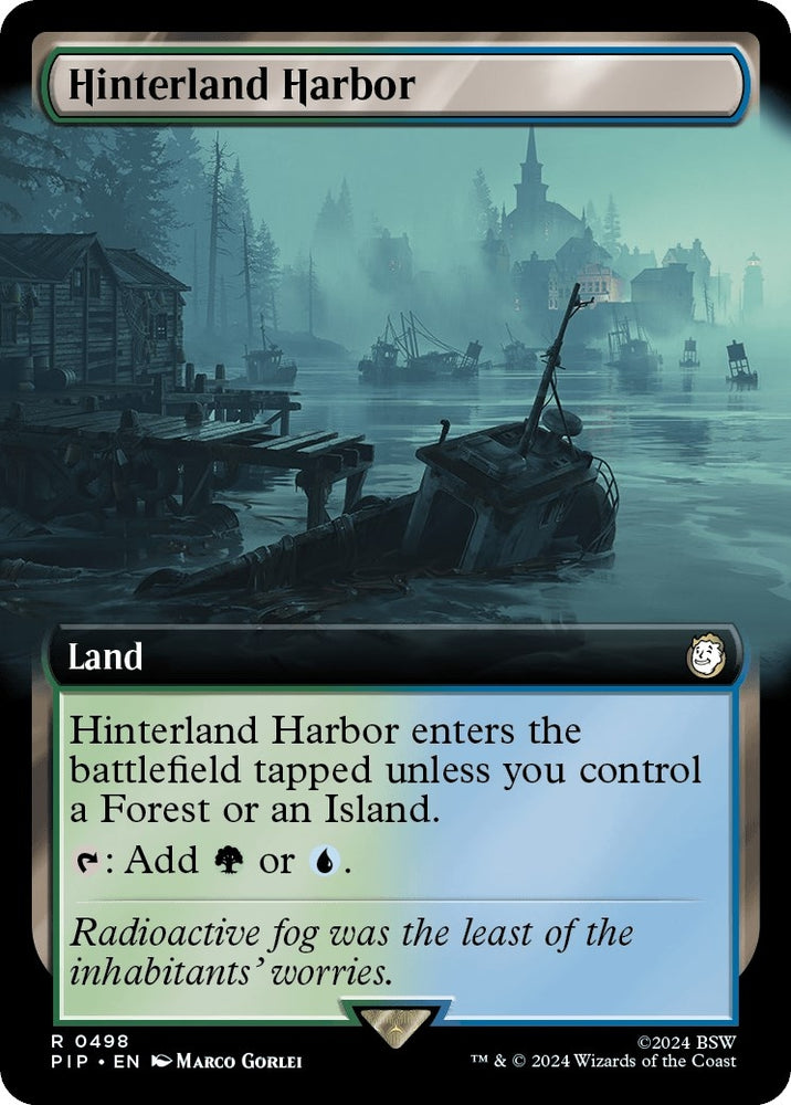 Image for Hinterland Harbor (Extended Art) (498) [Universes Beyond: Fallout]