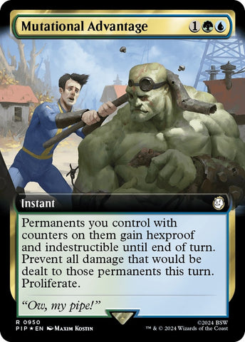 Image for Mutational Advantage (Extended Art) (Surge Foil) (950) [Universes Beyond: Fallout]