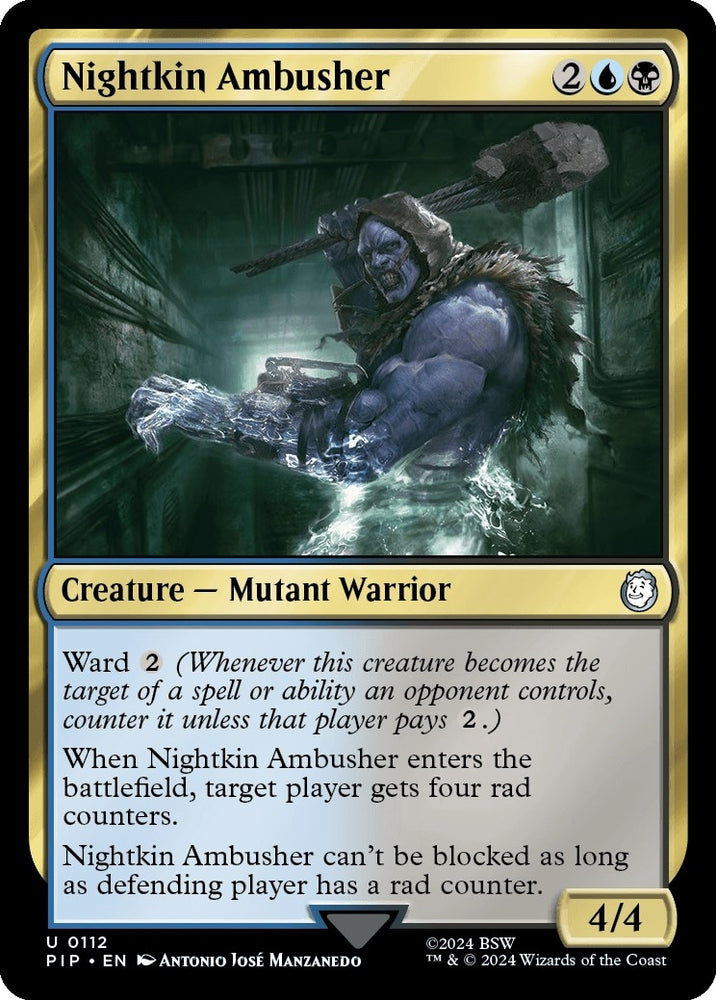 Image for Nightkin Ambusher (112) [Universes Beyond: Fallout]
