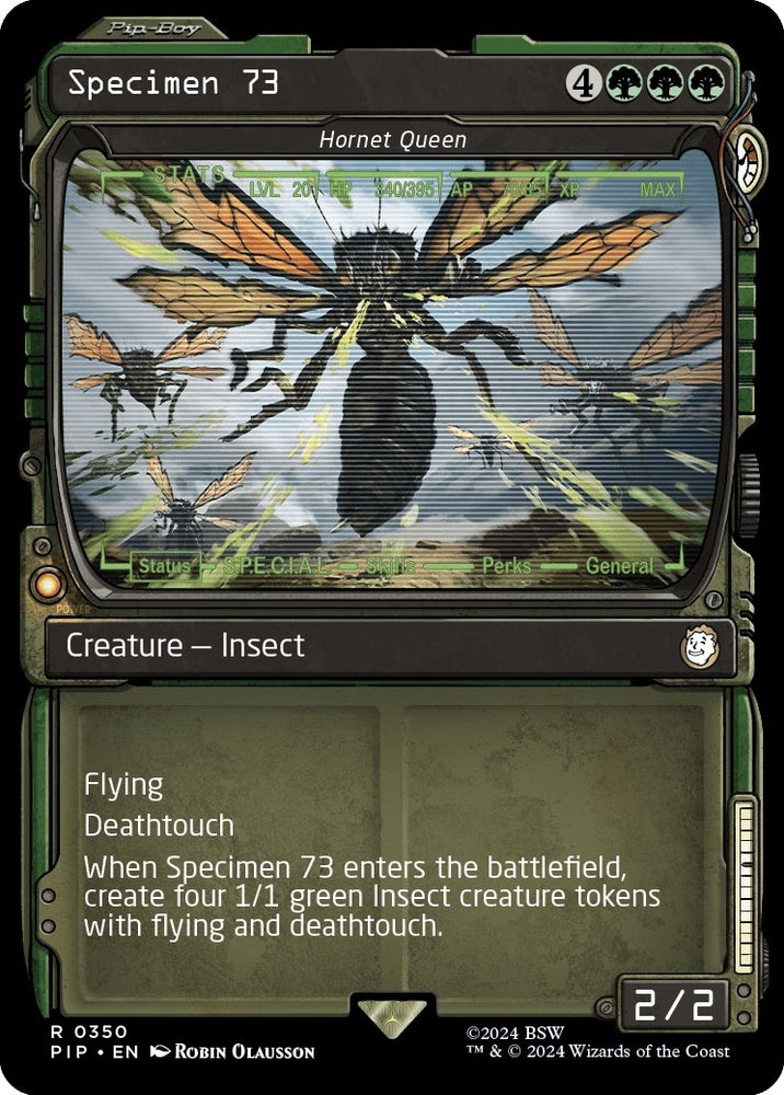 Image for Specimen 73 - Hornet Queen (Showcase) (350) [Universes Beyond: Fallout]