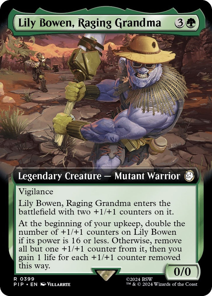 Image for Lily Bowen, Raging Grandma (Extended Art) (399) [Universes Beyond: Fallout]