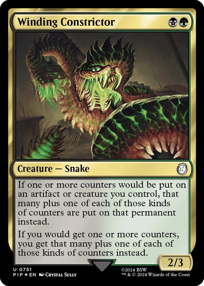 Image for Winding Constrictor (Surge Foil) (751) [Universes Beyond: Fallout]