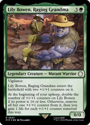 Image for Lily Bowen, Raging Grandma (Surge Foil) (607) [Universes Beyond: Fallout]