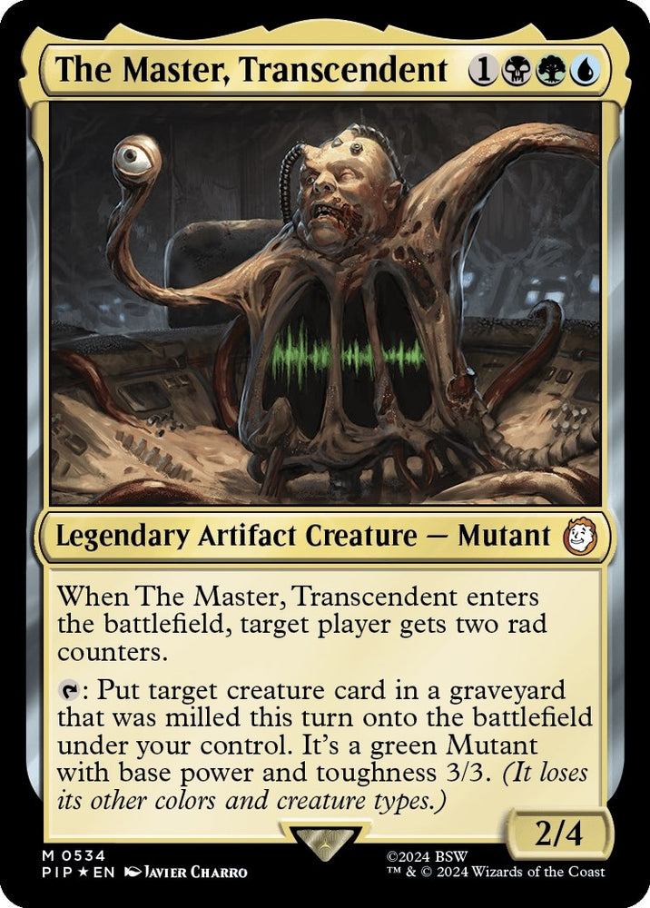 Image for The Master, Transcendent (Surge Foil) (534) [Universes Beyond: Fallout]
