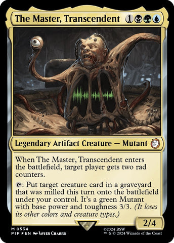 Image for The Master, Transcendent (Surge Foil) (534) [Universes Beyond: Fallout]