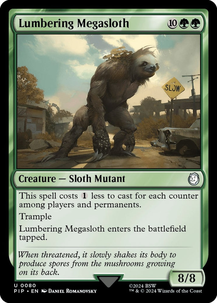 Image for Lumbering Megasloth (80) [Universes Beyond: Fallout]