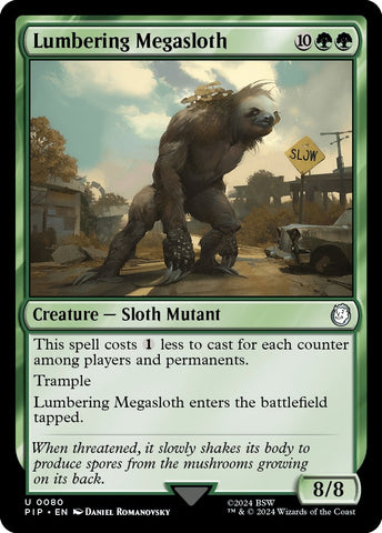 Image for Lumbering Megasloth (80) [Universes Beyond: Fallout]