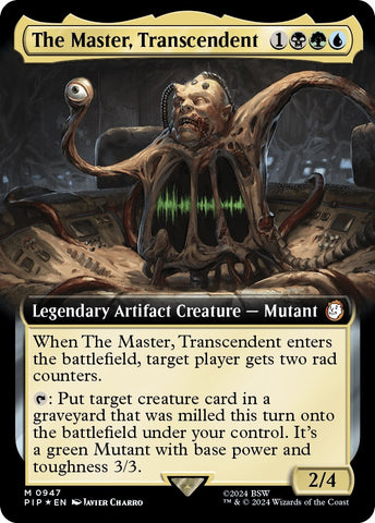 Image for The Master, Transcendent (Extended Art) (Surge Foil) (947) [Universes Beyond: Fallout]