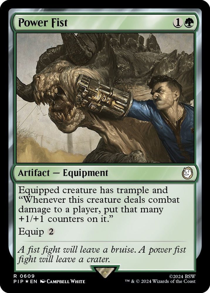 Image for Power Fist (Surge Foil) (609) [Universes Beyond: Fallout]