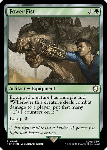 Image for Power Fist (Surge Foil) (609) [Universes Beyond: Fallout]