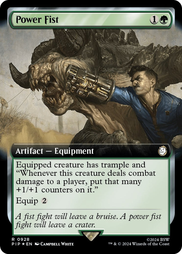 Image for Power Fist (Extended Art) (Surge Foil) (928) [Universes Beyond: Fallout]