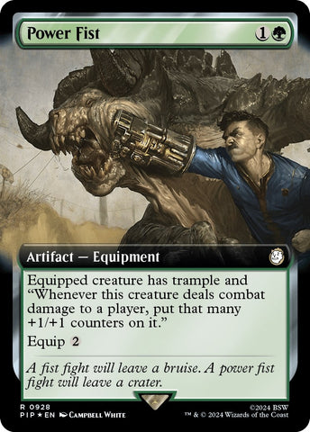 Image for Power Fist (Extended Art) (Surge Foil) (928) [Universes Beyond: Fallout]
