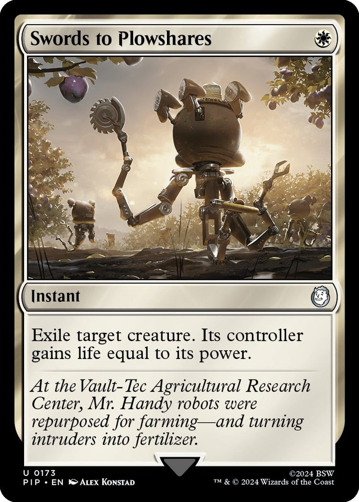 Image for Swords to Plowshares (173) [Universes Beyond: Fallout]