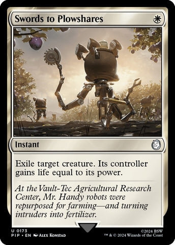 Image for Swords to Plowshares (173) [Universes Beyond: Fallout]
