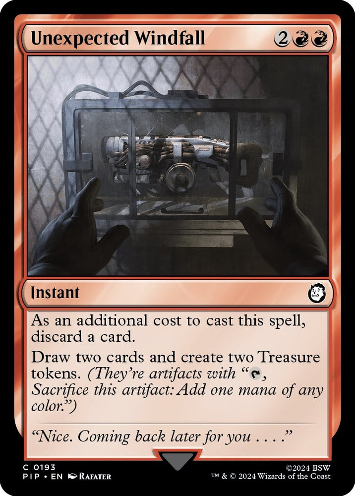 Image for Unexpected Windfall (193) [Universes Beyond: Fallout]