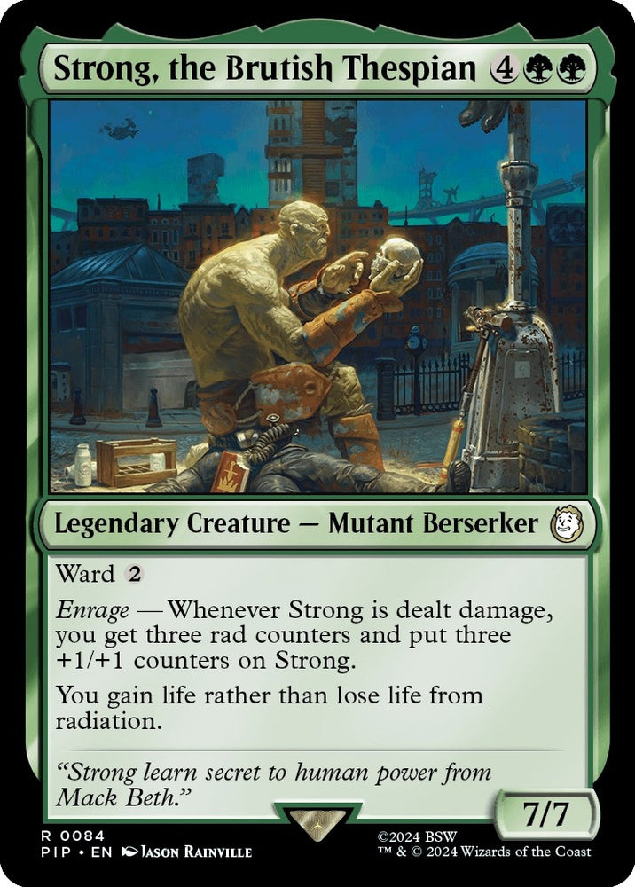 Image for Strong, the Brutish Thespian (84) [Universes Beyond: Fallout]