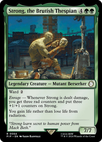 Image for Strong, the Brutish Thespian (84) [Universes Beyond: Fallout]