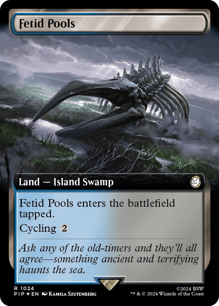 Image for Fetid Pools (Extended Art) (Surge Foil) (1024) [Universes Beyond: Fallout]