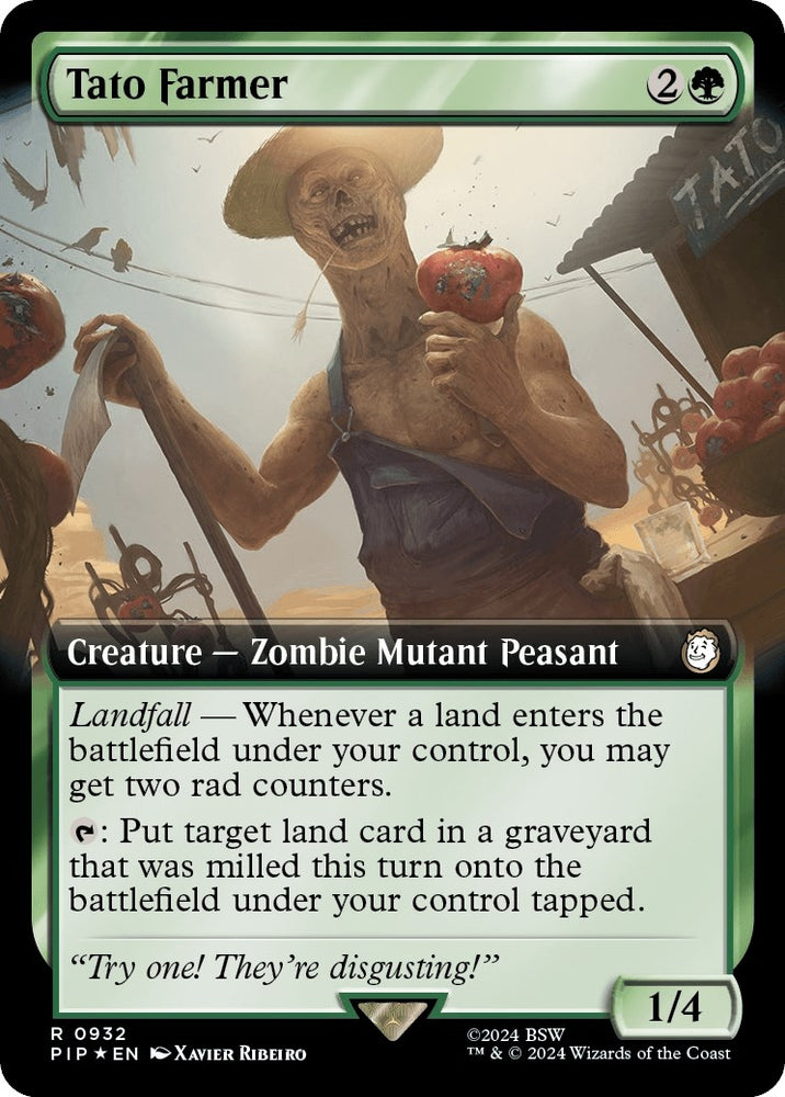 Image for Tato Farmer (Extended Art) (Surge Foil) (932) [Universes Beyond: Fallout]